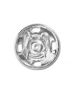 Prym Druckknöpfe Ø 17 mm, Silber, 4 Stück