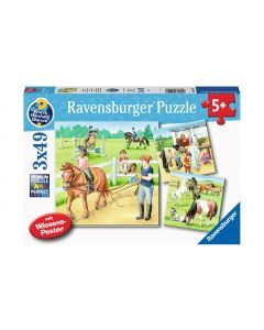 Ravensburger Puzzle Ein Tag auf dem Reiterhof