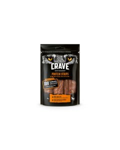 Crave Kausnack Protein Strips Huhn und Truthahn 55 g