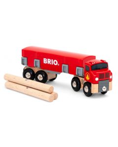 BRIO BRIO World Holztransporter mit Magnetladung