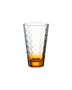 Leonardo Trinkglas Optic 300 ml, 6 Stück, Orange