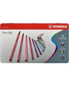 STABILO Fasermaler Pen 68 50 Stück