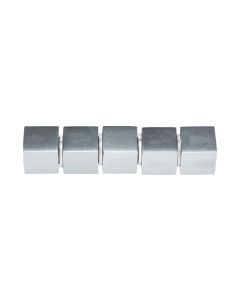 Sigel Haftmagnet SuperDym Cube-Design 5 x 11 mm Silber, 5 Stück