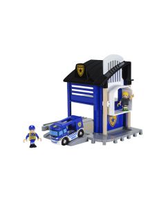 BRIO Polizeistation mit Einsatzfahrzeug