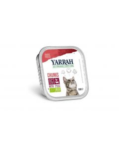 Yarrah Bio-Nassfutter Chunks mit Huhn und Rind