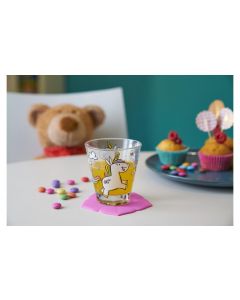 Leonardo Trinkglas für Kinder Bambini Einhorn, 215 ml, 6 Stück