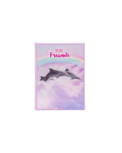 Goldbuch Freundebuch Delfine
