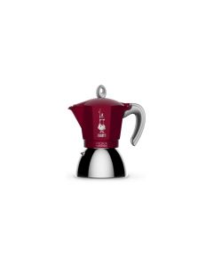 Bialetti Espressokanne New Moka Induktion 2 Tassen, Rot